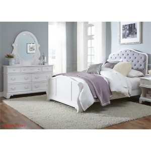Liberty Arielle Youth Panel Bed Three Piece Bedroom Set In Antique White - All