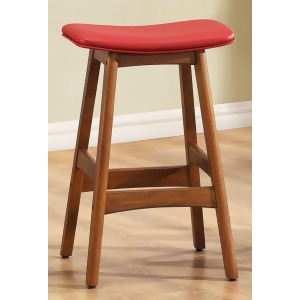 Homelegance Ride Counter Height Stool w/ Red Seat Set of 2 - All