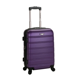 Rockland Purple Melbourne 20 Expandable Abs Carry On - All