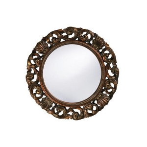 Howard Elliott 2170 Glendale Mottled Bronze Mirror w/ Gold Antique White Wash - All