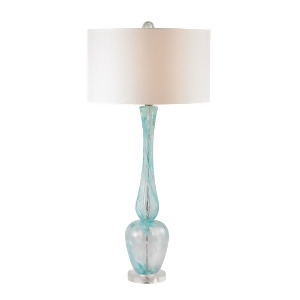 Dimond Lighting 36 Swirl Glass Table Lamp In Light Blue - All