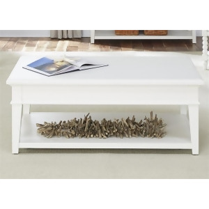Liberty Harbor View Cocktail Table In Linen - All