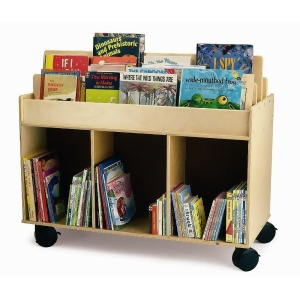 Whitney Brothers Mobile Book Storage Island - All
