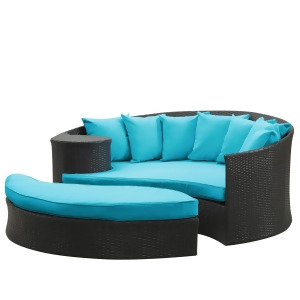 Modway Taiji Daybed in Espresso Turquoise - All