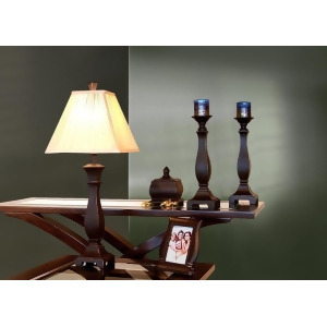 Monarch Specialties Lamp 5 Piece Gift Box In Black Lampbowlframecandlesticks - All
