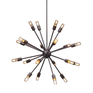 Zuo Modern Sapphire Large Ceiling Lamp in Rust - All