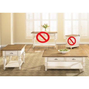 Liberty Furniture Ocean Isle 3 Piece Set in Bisque with Natural Pine Finish - All