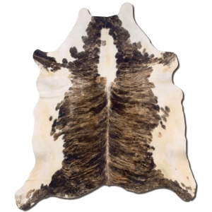 Linon Cowhide Rug In Brown And White Full Skin Rug-chexwb - All