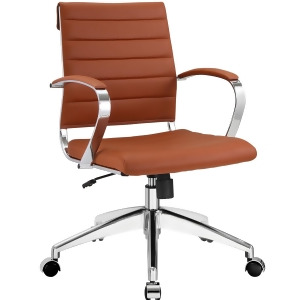 Modway Jive Mid Back Office Chair in Terracotta - All