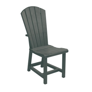 C.r. Plastics Addy Dining Side Chair In Slate Grey - All