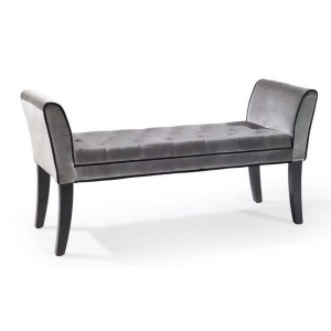Armen Living Chatham Bench In Gray - All