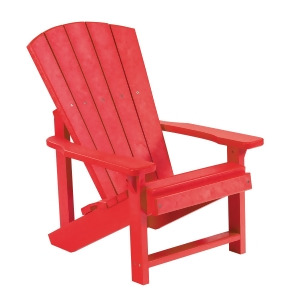 C.r. Plastics Kids Adirondack Chair In Red - All