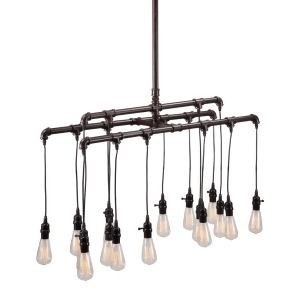 Zuo Modern Maldonite Ceiling Lamp in Rust Black - All