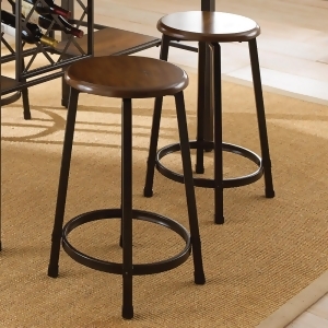 Steve Silver Rebecca Counter Stool in Weathered Catalpa Set of 2 - All