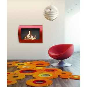 Anywhere Fireplace Indoor Wall Mount Fireplace Chelsea Red Model - All