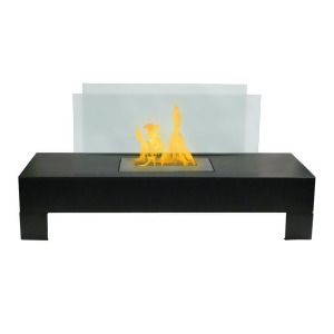 Anywhere Fireplace Indoor And Outdoor Fireplace Gramercy Model Black - All