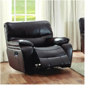 Homelegance Pecos Power Reclining Chair in Brown Leather Gel Match - All