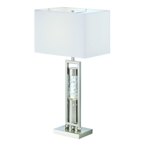 Homelegance Elan Table Lamp in Glass Satin Nickel Metal - All