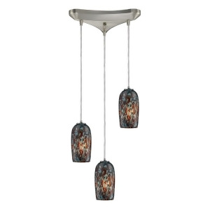 Elk Lighting 31147/3 3- Light Pendant in Satin Nickel - All