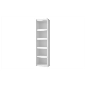 Manhattan Comfort Parana Bookcase 2.0 In White - All