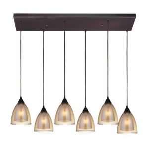 Elk Lighting Layers 6 Light Pendant In Oil Rubbed Bronze 10474/6Rc - All