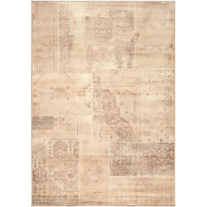 Kalora Antika Brilliant Beige Patchwork Floor Cloth Rug-H290/114 170240 - All