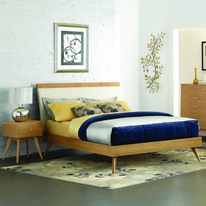Homelegance Anika 2 Piece Platform Bedroom Set in Light Ash - All