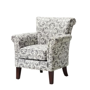 Madison Park Brooke Accent Chair In Grey - All