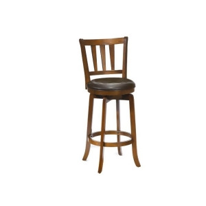 Hillsdale Presque Isle Swivel 26 Inch Counter Height Stool in Cherry - All