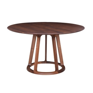 Moe's Aldo Round Dining Table In Walnut - All