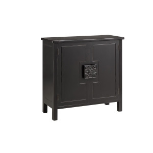 Stein World Sophia Two Door Accent Cabinet In Black - All
