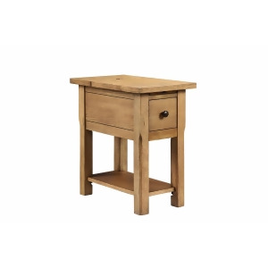 Stein World Stonebridge 2- 2.1 amp Usb ports Accent Table In Natural Oak - All