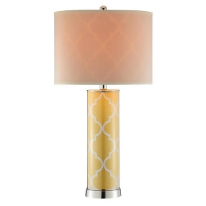 Stein World Casablanca Buttercup Yellow Table Lamp - All