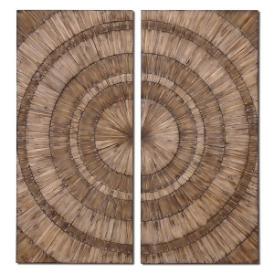 Uttermost Lanciano 2 Wall Panel in Natural Wood - All
