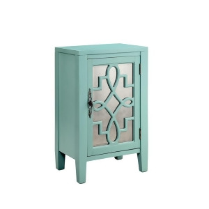 Stein World Leighton One Door Accent Cabinet In Turquoise - All