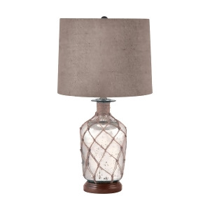 Lamp Works Mercury Glass Jute-Wrapped Table Lamp - All