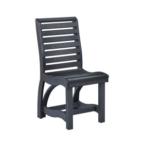 C.r. Plastics St Tropez Dining Side Chair in Black - All