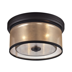 Elk Lighting Diffusion Collection 2 Light Flushmount In Oil Rubbed Bronze 5702 - All