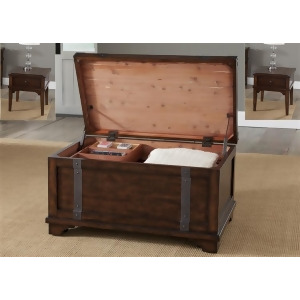 Liberty Furniture Aspen Skies 3 Piece Set in Russet Brown Finish - All