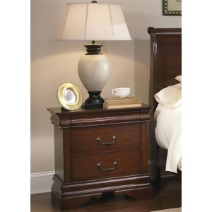 Liberty Furniture Carriage Court Night Stand in Mahogany Stain Finish - All