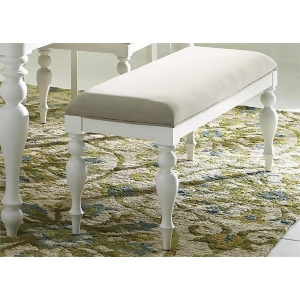 Liberty Summer House I Bench In Oyster White - All