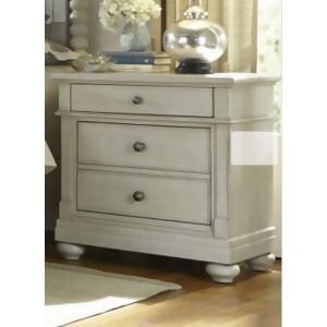 Liberty Furniture Harbor View 2 Drawer Night Stand in Dove Gray Finish - All