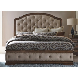 Liberty Furniture Amelia Upholstered Bed in Antique Toffee - All
