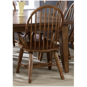 Liberty Furniture Treasures Bow Back Arm Chair in Oak - All