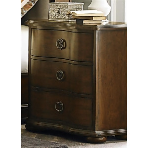 Liberty Furniture Cotswold 3 Drawer Night Stand in Cinnamon Finish - All