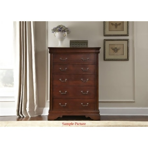 Liberty Furniture Carriage Court Chest in Mahogany Stain Finish - All