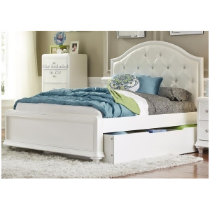 Liberty Furniture Stardust Twin Trundle Bed in Iridescent White - All