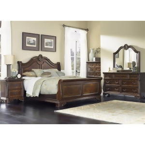 Liberty Furniture Highland Court Sleigh Bed Dresser Mirror Chest Nightst - All