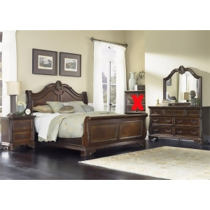 Liberty Furniture Highland Court Sleigh Bed Dresser Mirror Nightstand in R - All