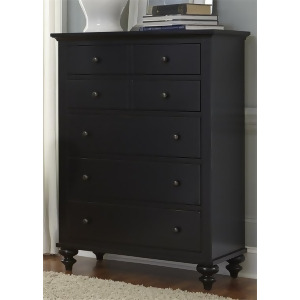 Liberty Hamilton Iii 5 Drawer Chest In Black - All